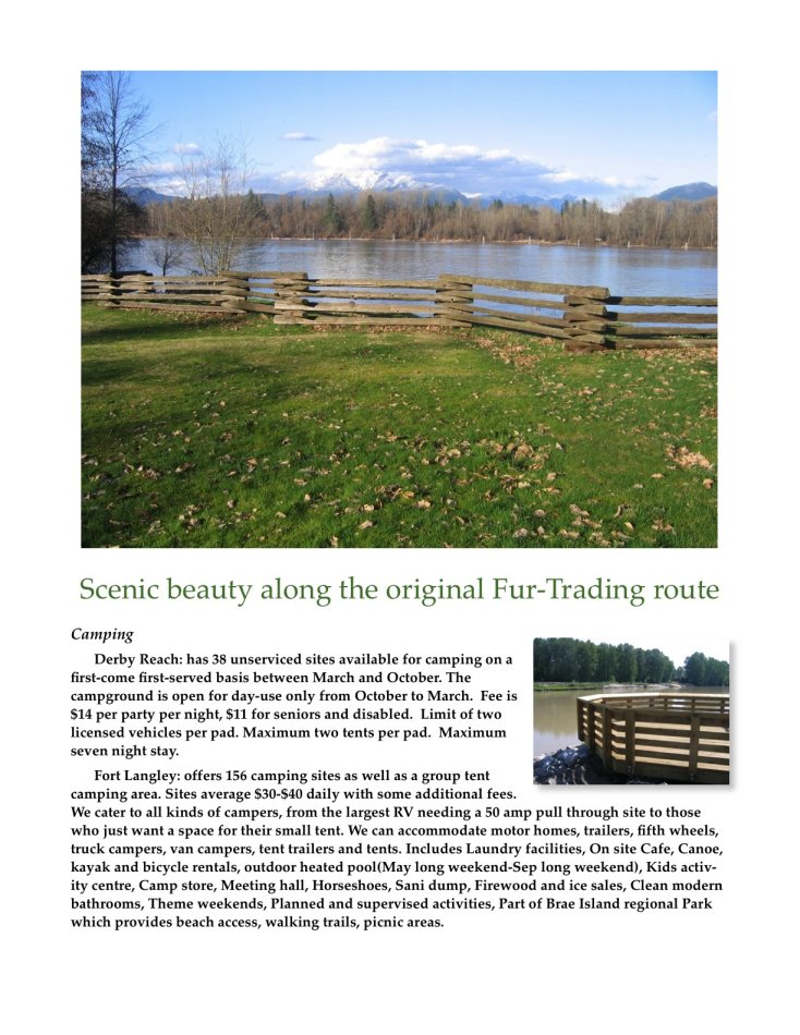 Canada Langley Camping Brae Island Albion Ferry Maple Ridge