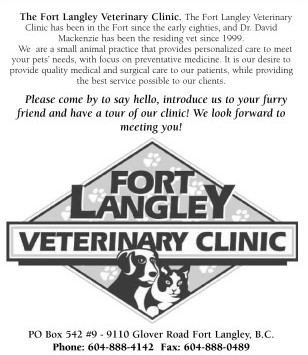 Fort Langley Veterinary Clinic (604)888-0489 Fort Langley Fort Langley Veterinary Clinic (604)888-0489 Fort Langley